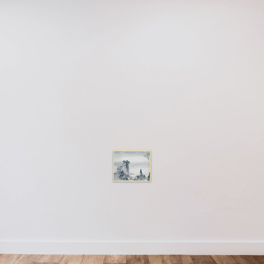Schildering unframed — shown to scale