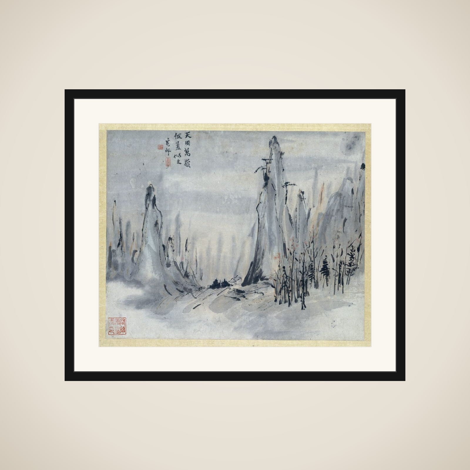 Schildering framed