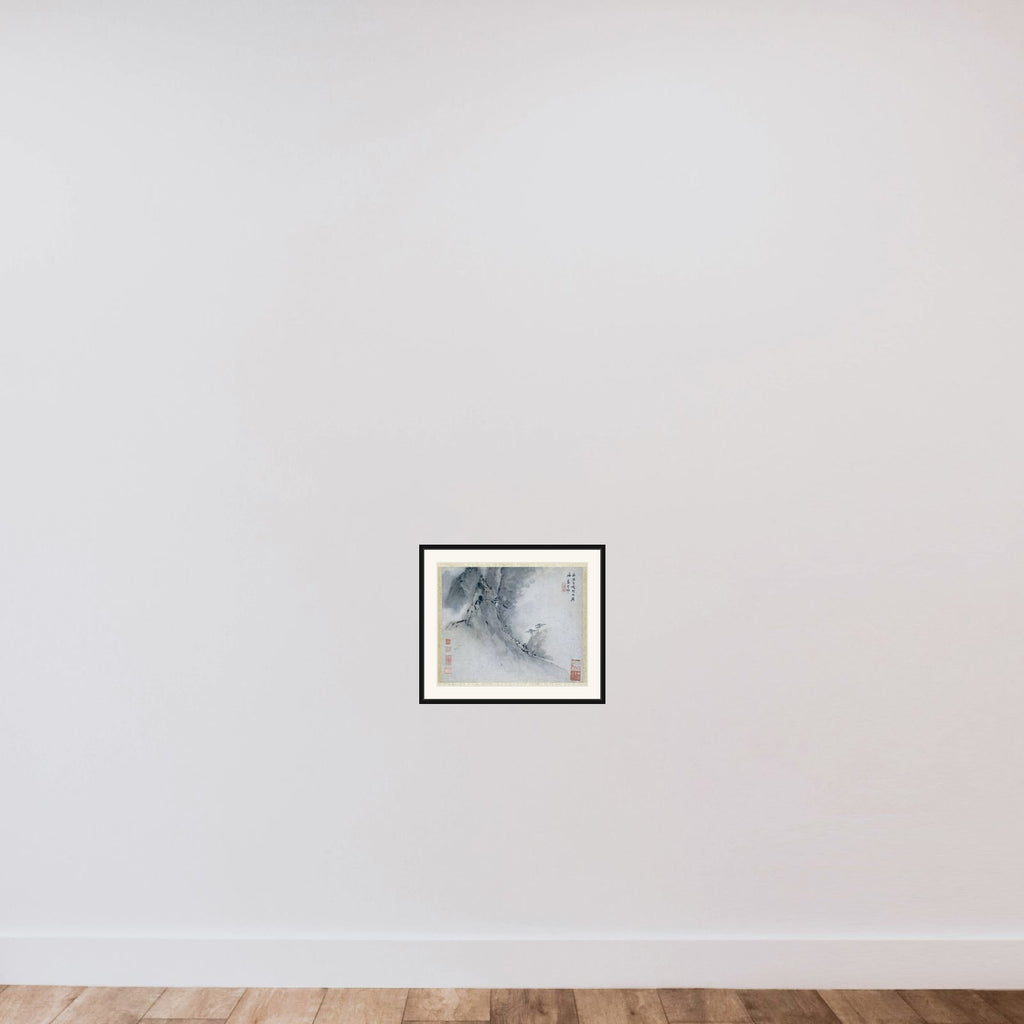 Schildering framed — shown to scale