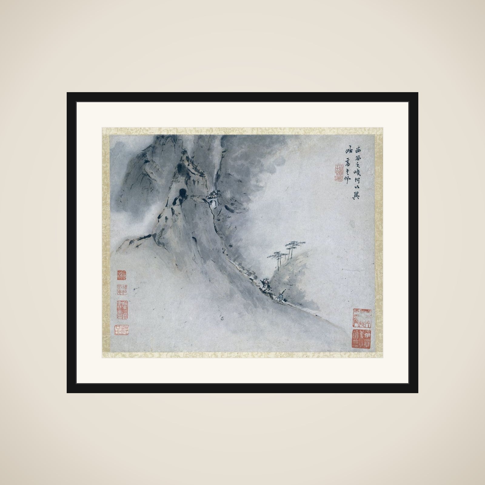 Schildering framed