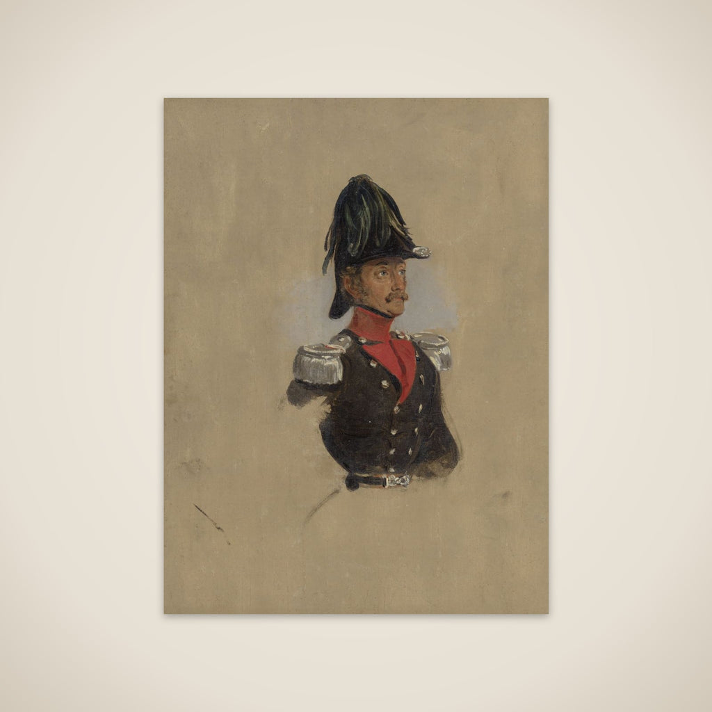 Portretstudie van kapitein J.J.P. van Munnick unframed print