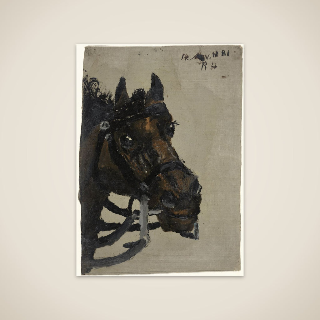 Paardekop unframed print