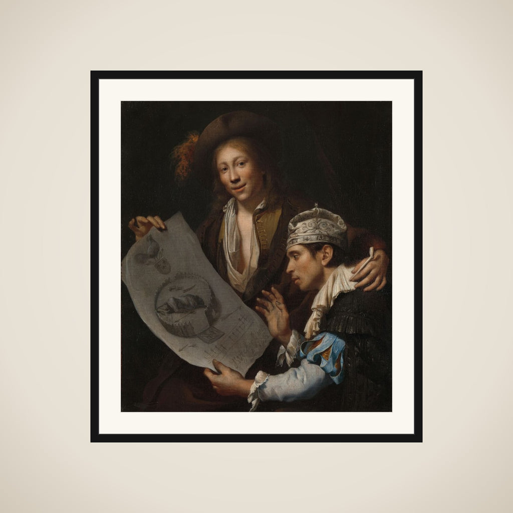 Allegory on the French Invasion of 1672 framed