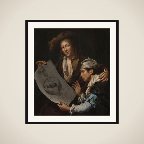 Allegory on the French Invasion of 1672 framed