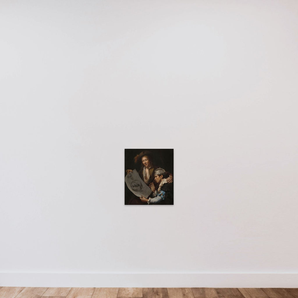 Allegory on the French Invasion of 1672 unframed — shown to scale