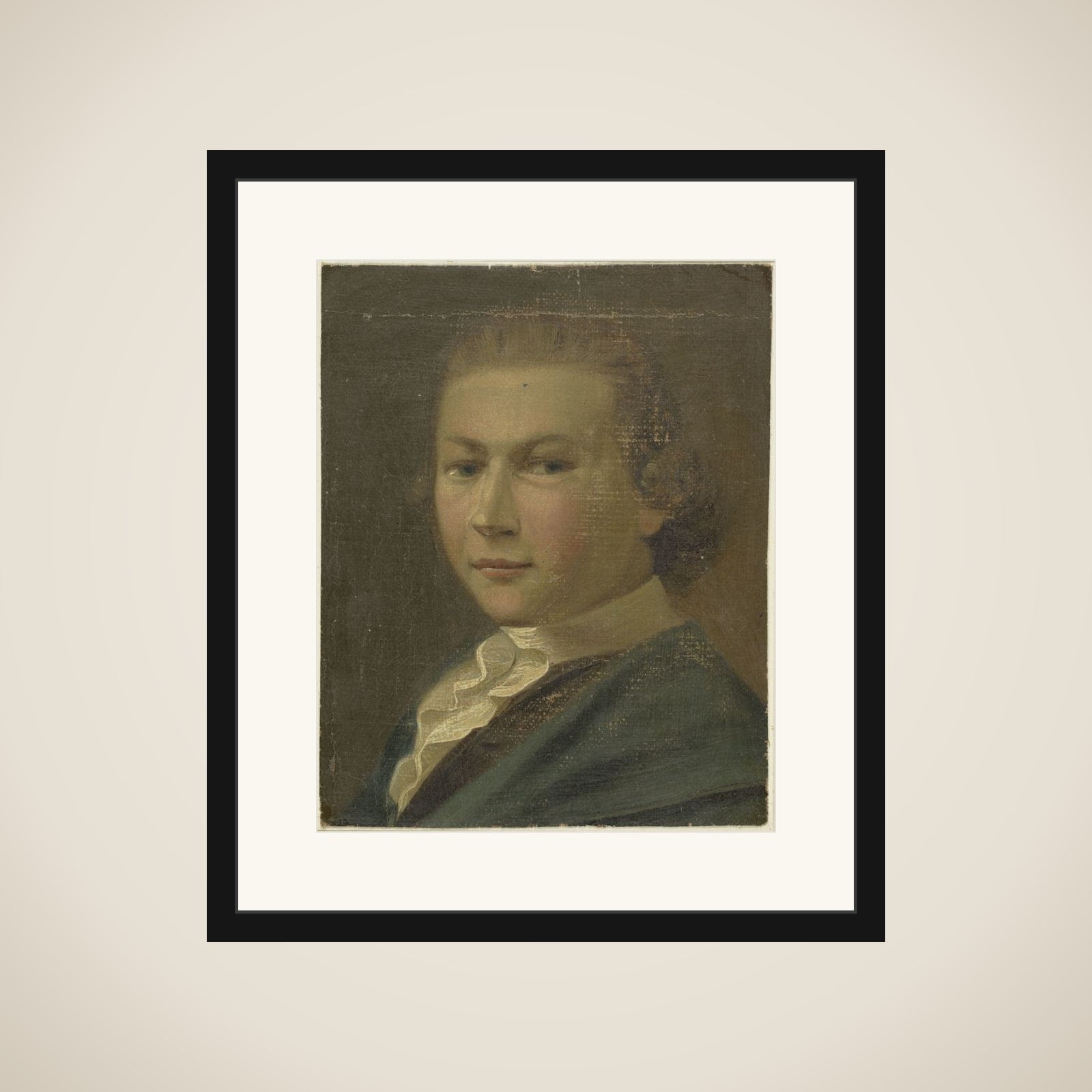 Self-portrait of Gabriël van Rooyen framed