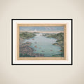 View of Nagasaki bay framed
