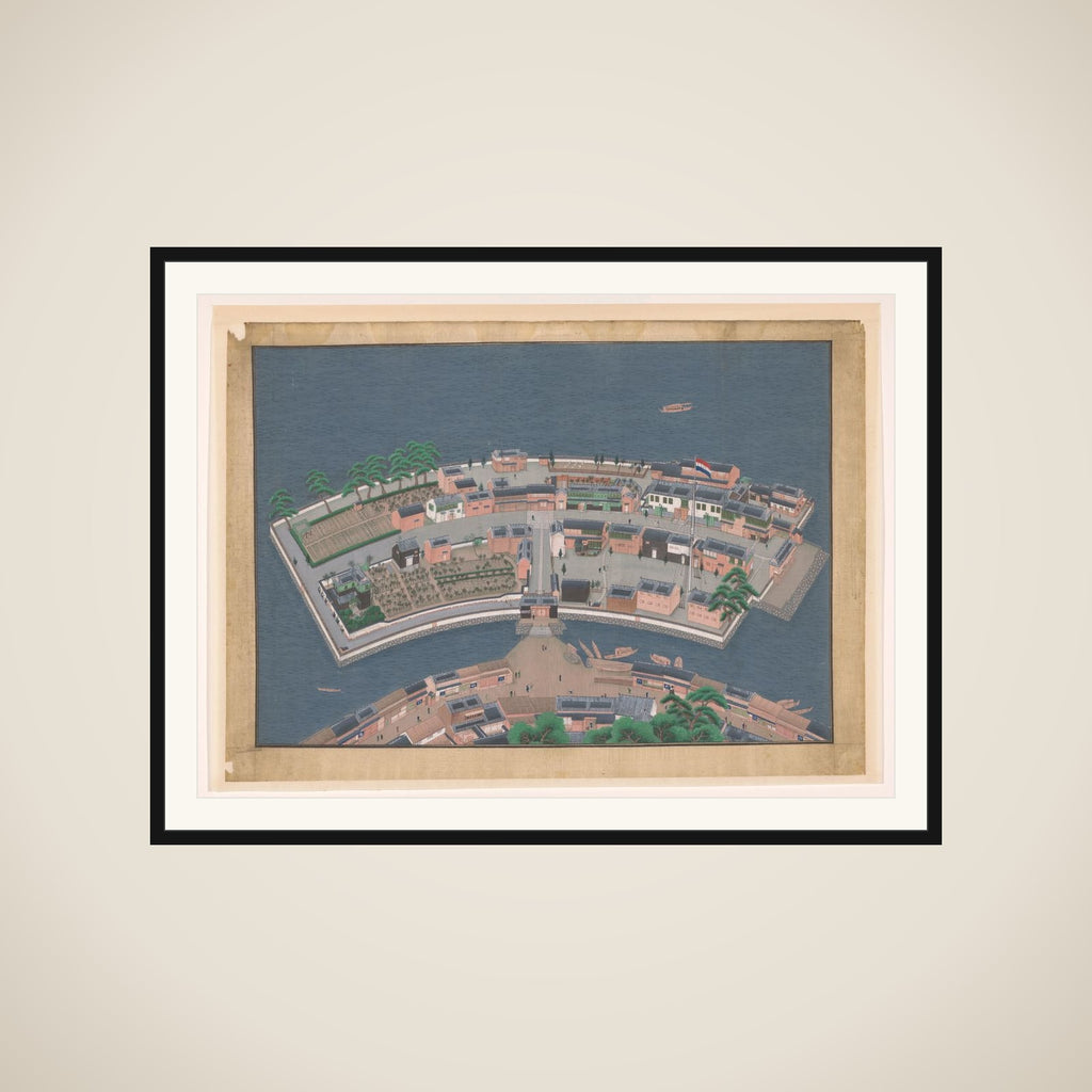 View of Deshima framed