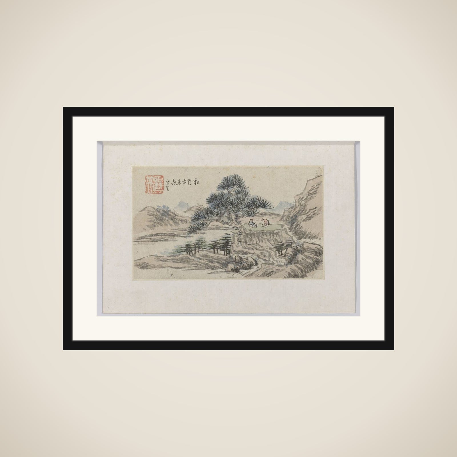 Landscape framed