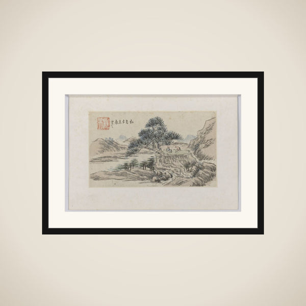 Landscape framed
