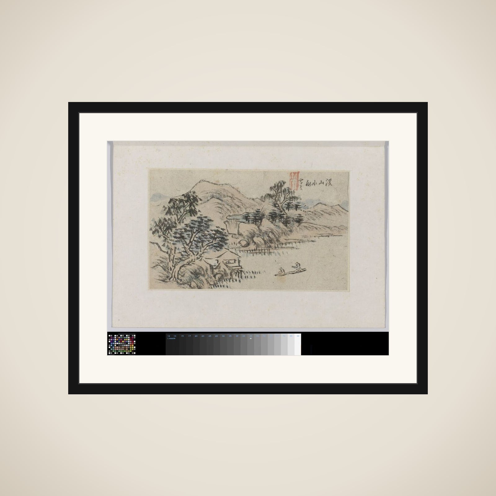 Landscape framed