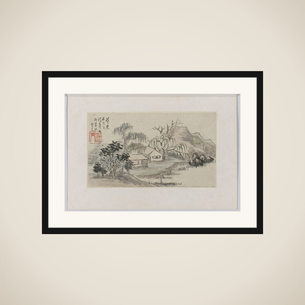 Landscape framed