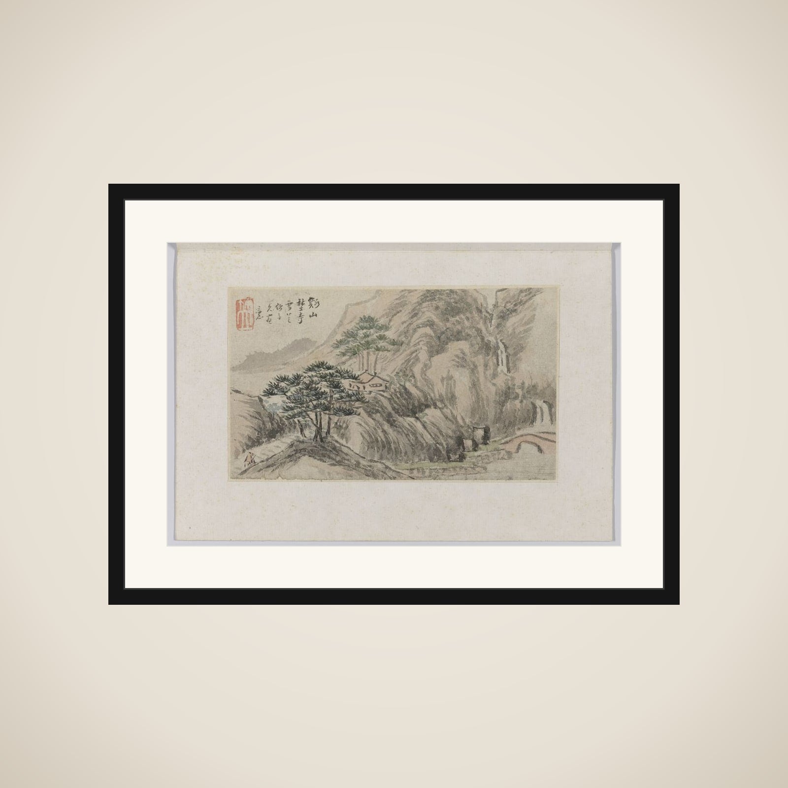 Landscape framed