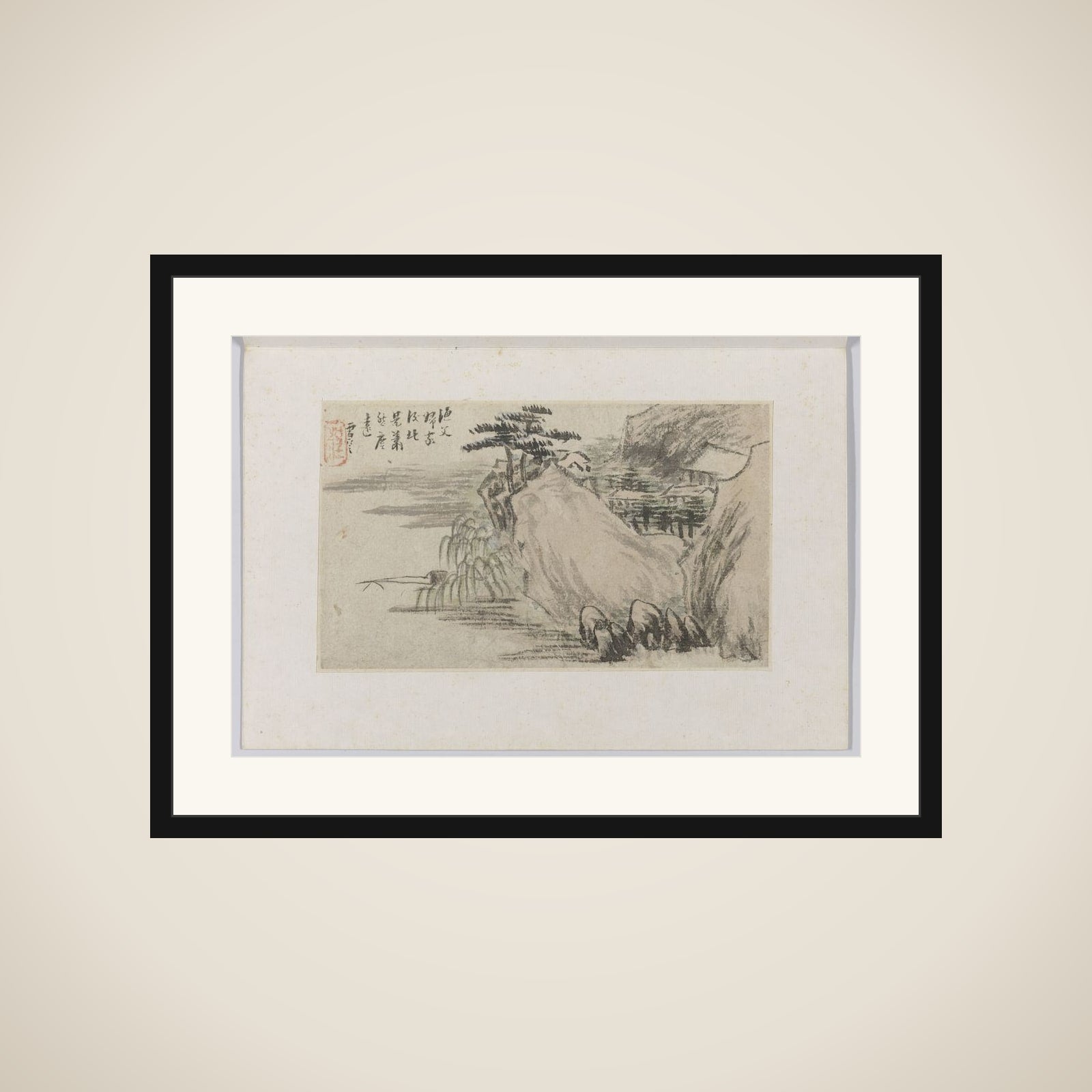 Landscape framed