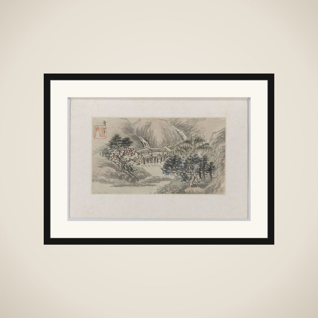 Landscape framed