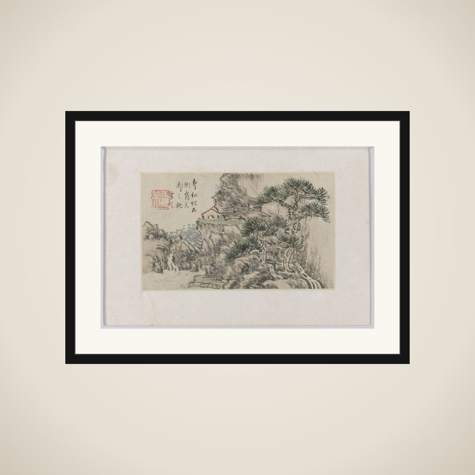 Landscape framed