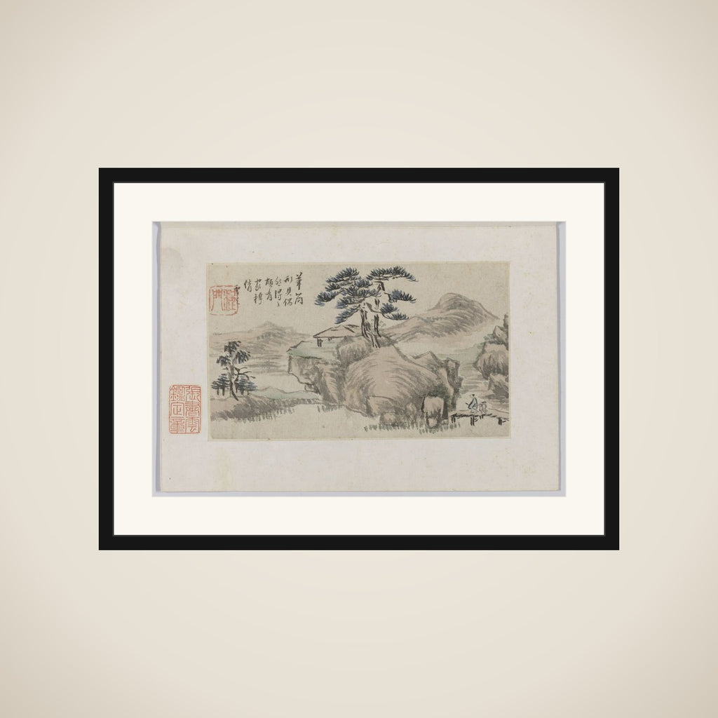 Landscape framed