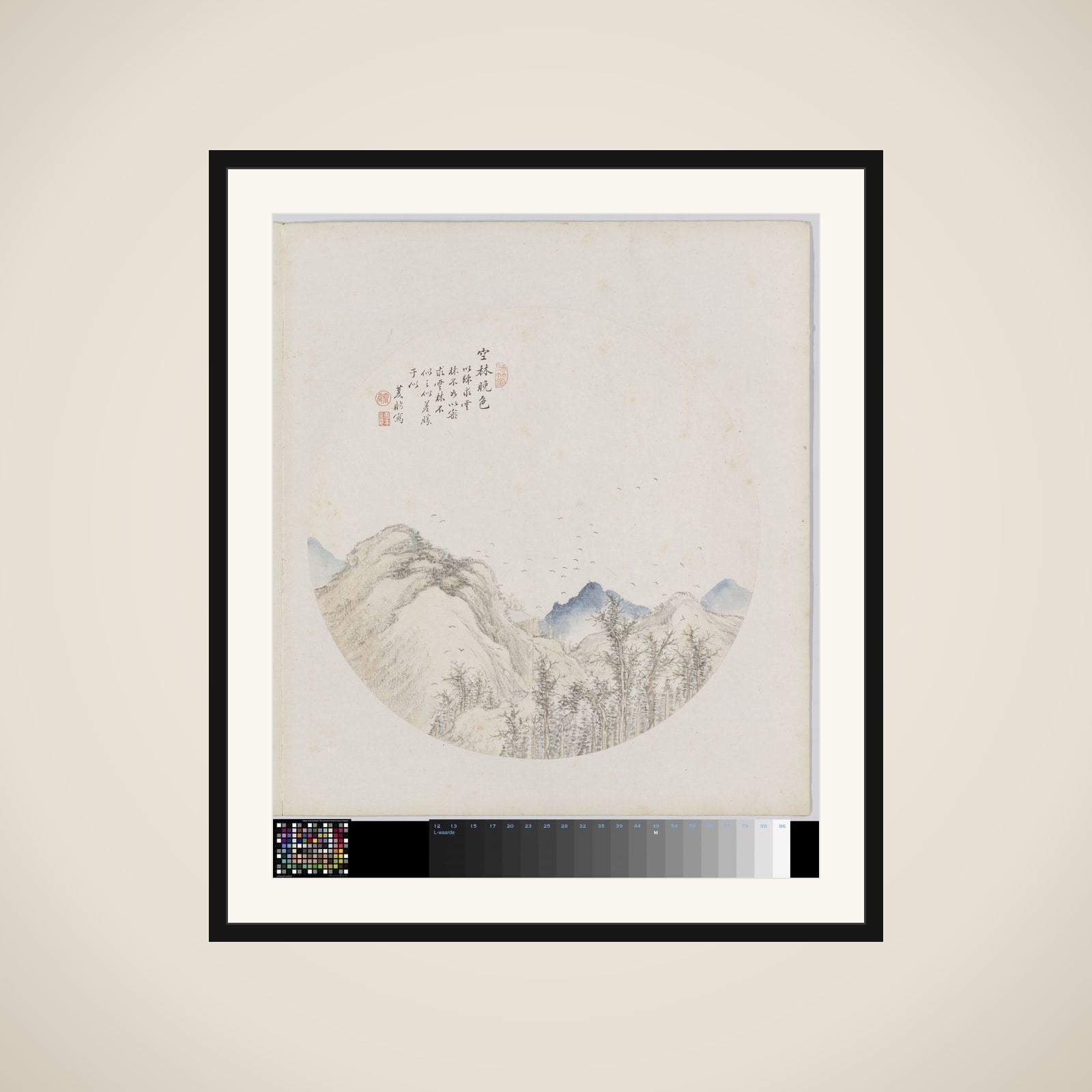 Albumblad framed