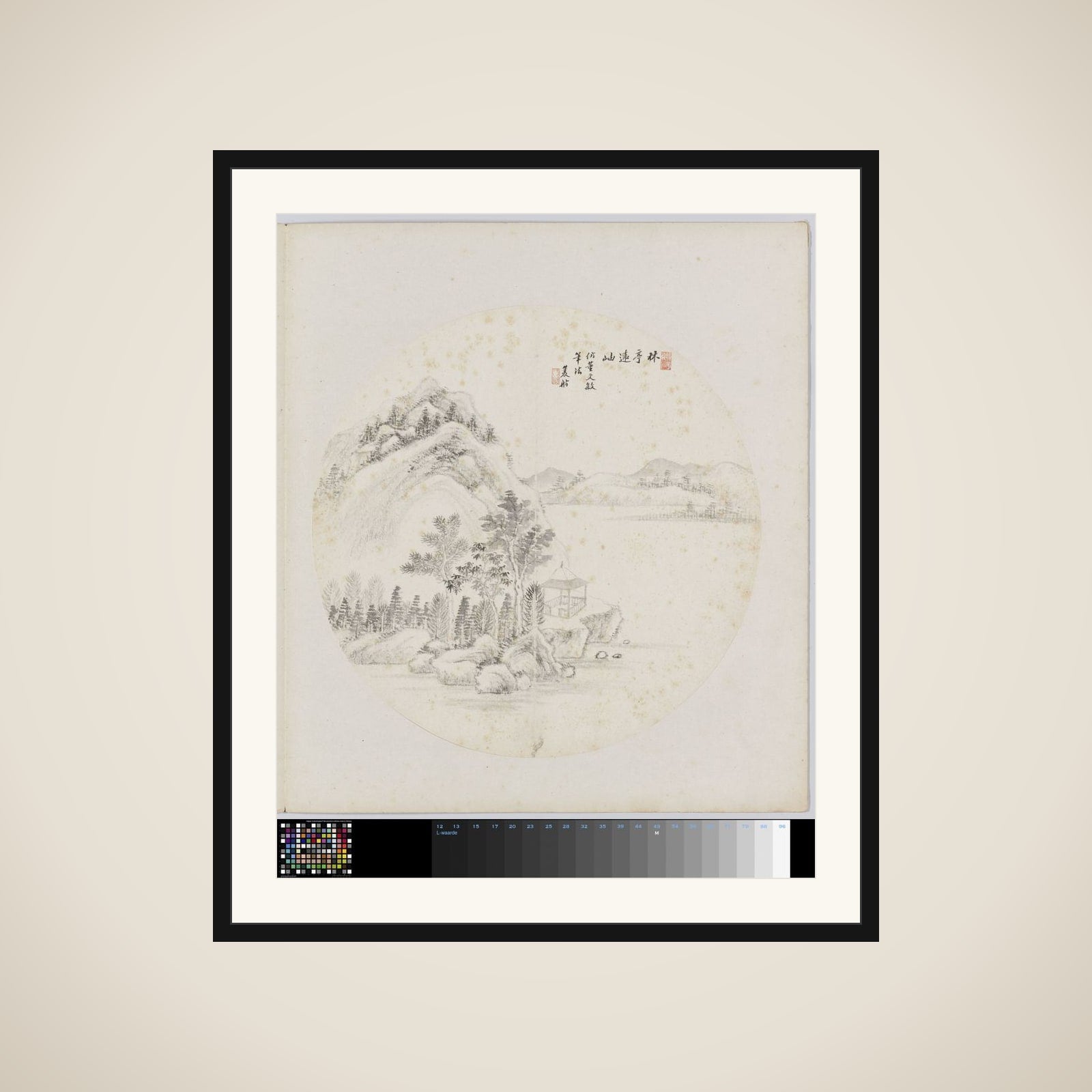 Albumblad framed