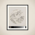 Albumblad framed