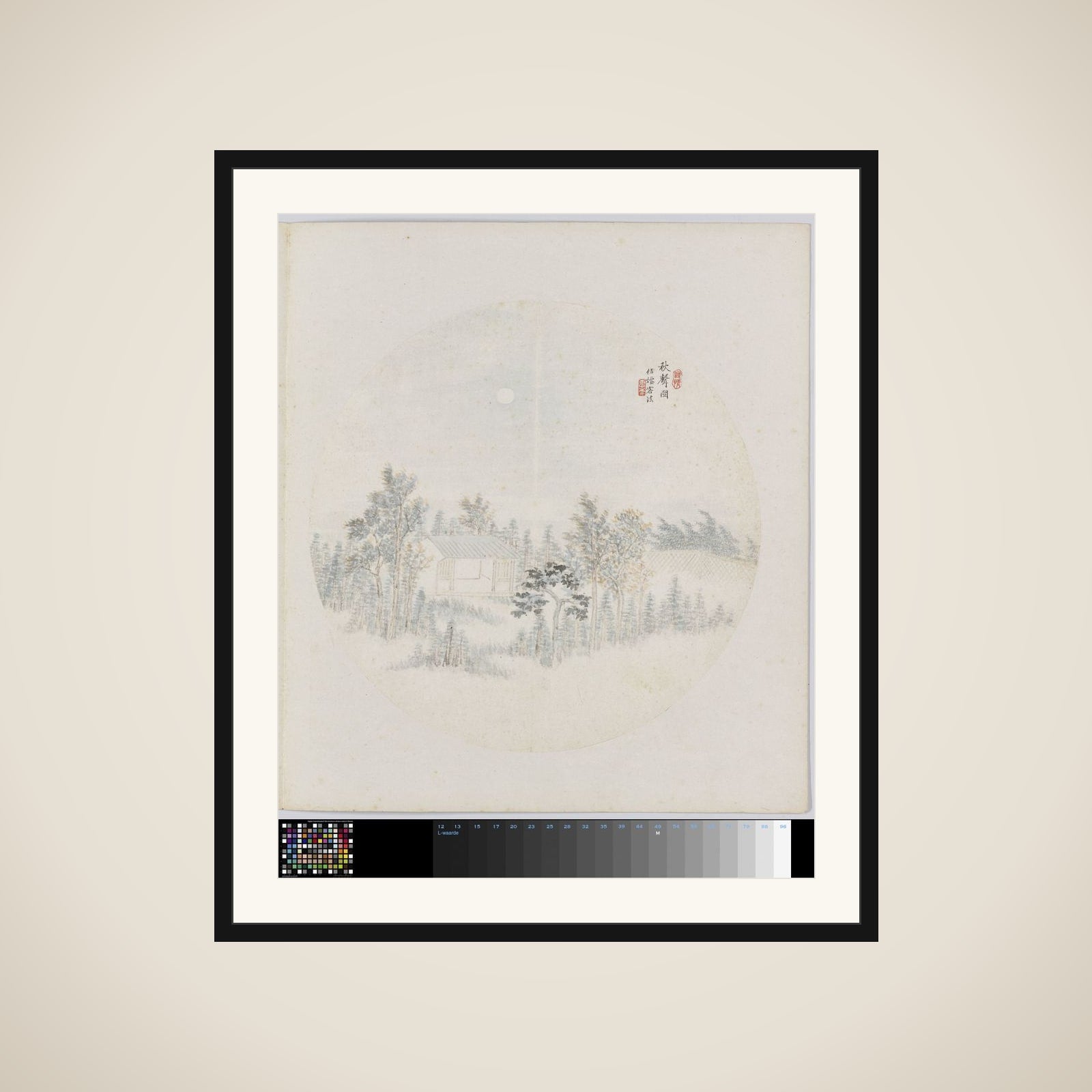 Albumblad framed