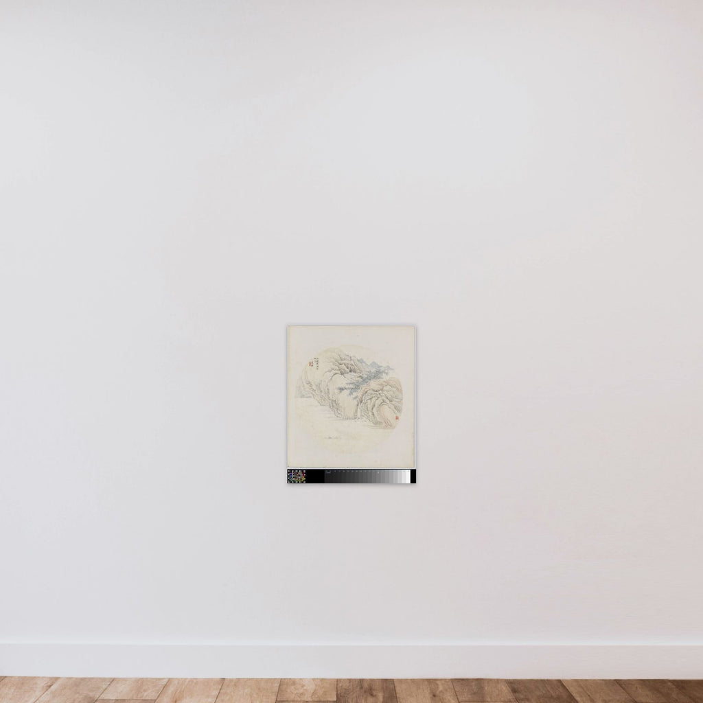 Albumblad unframed — shown to scale