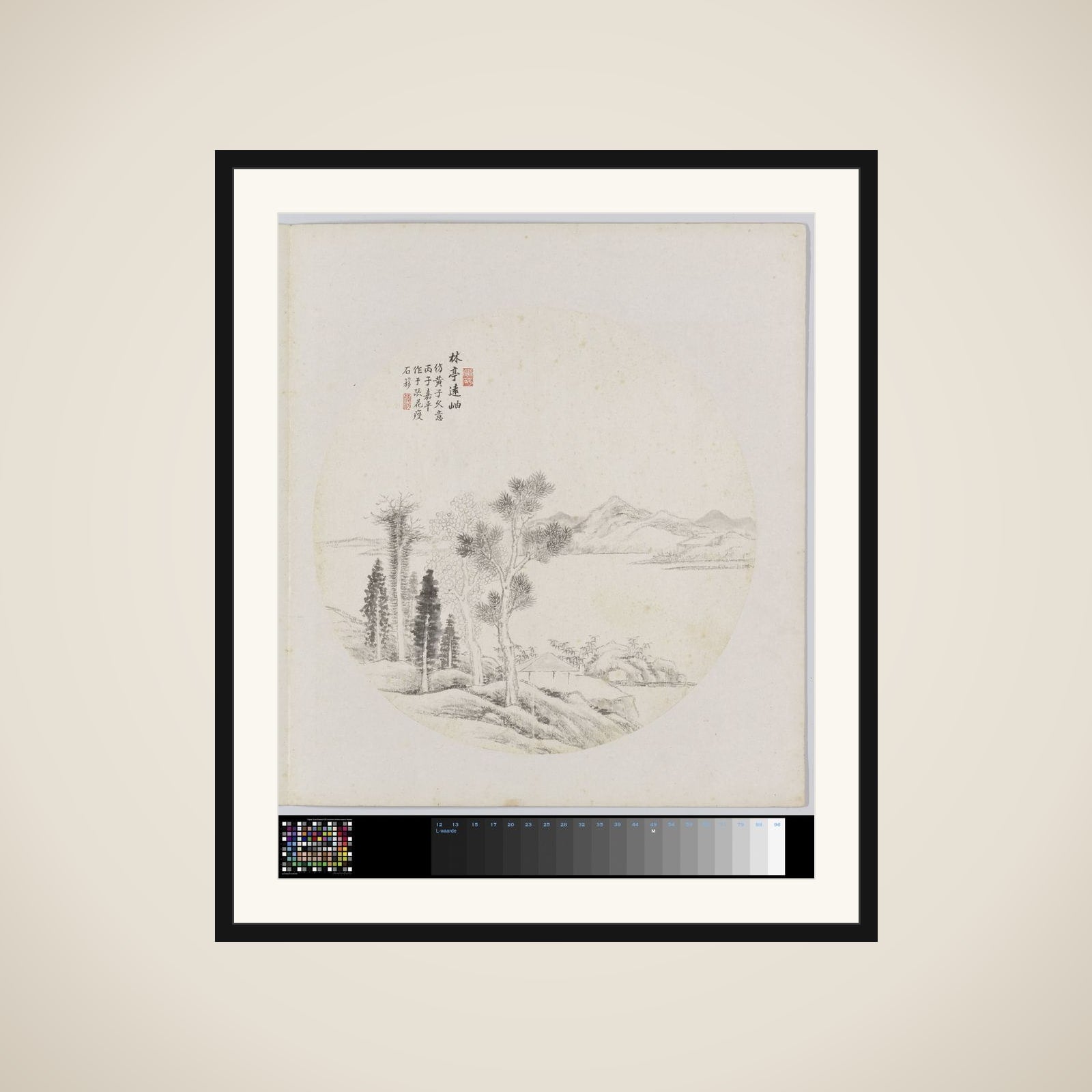 Albumblad framed
