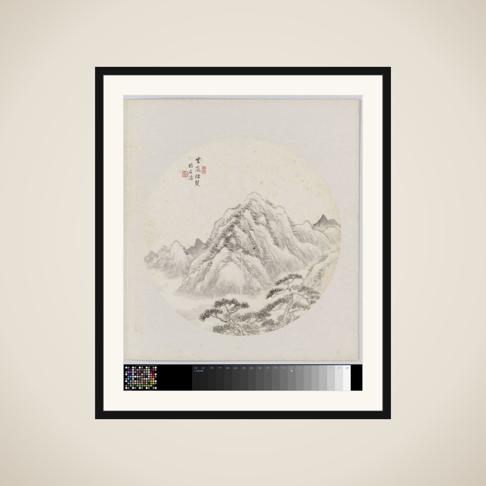 Albumblad framed
