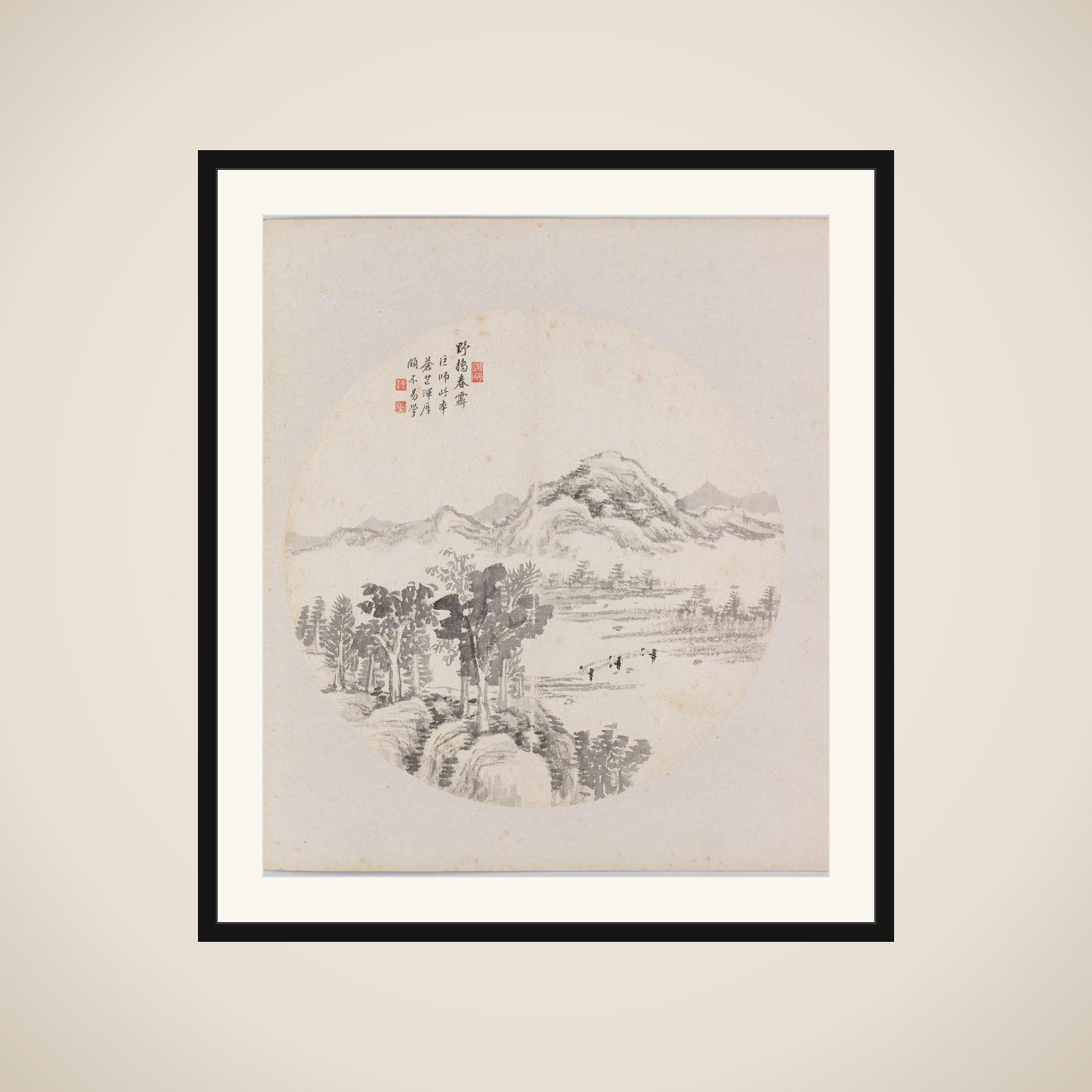 Albumblad framed