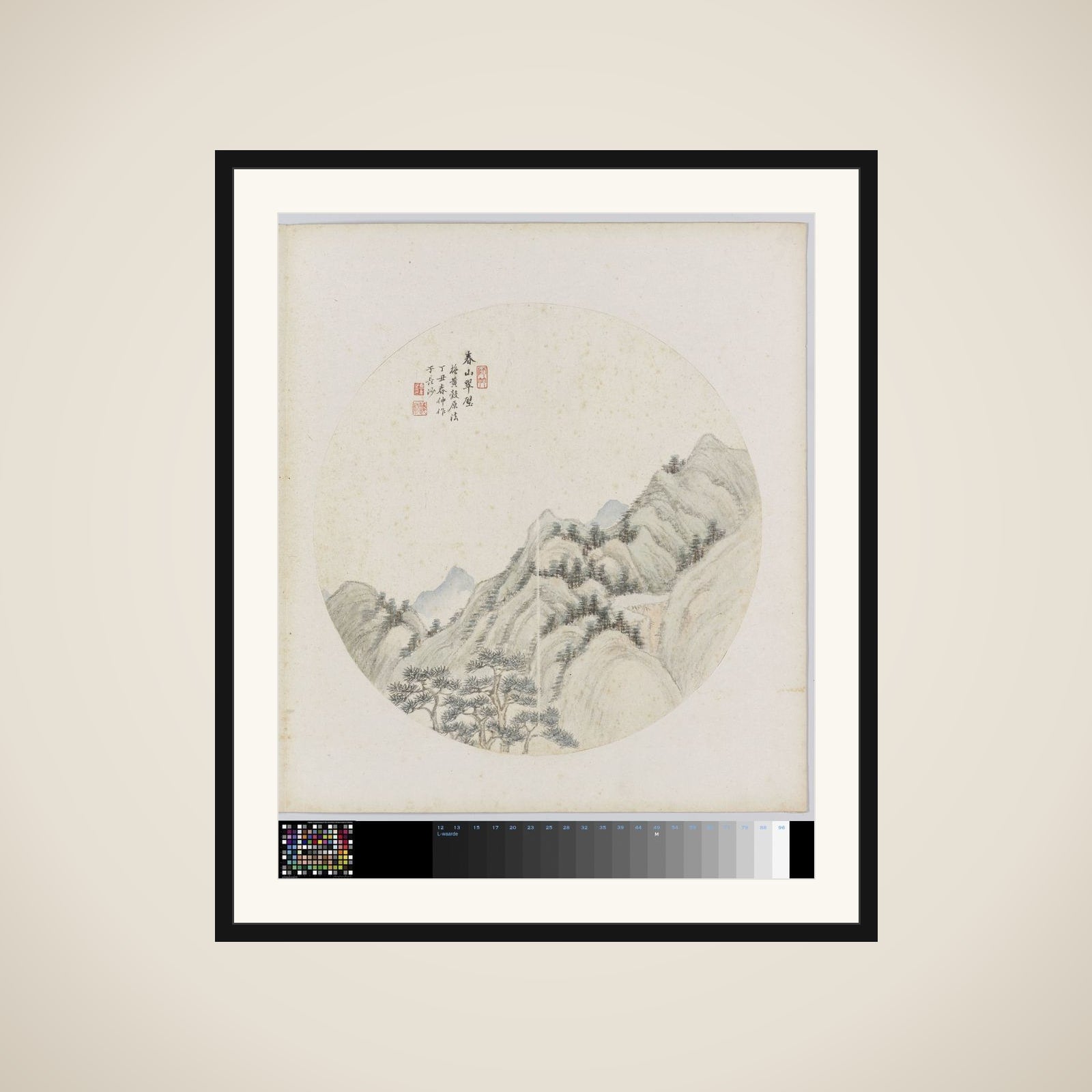 Albumblad framed