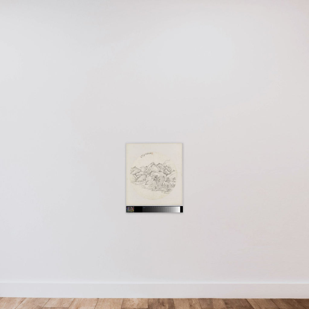 Albumblad unframed — shown to scale