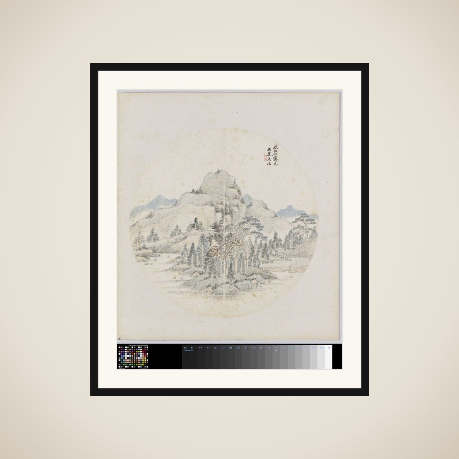 Albumblad framed