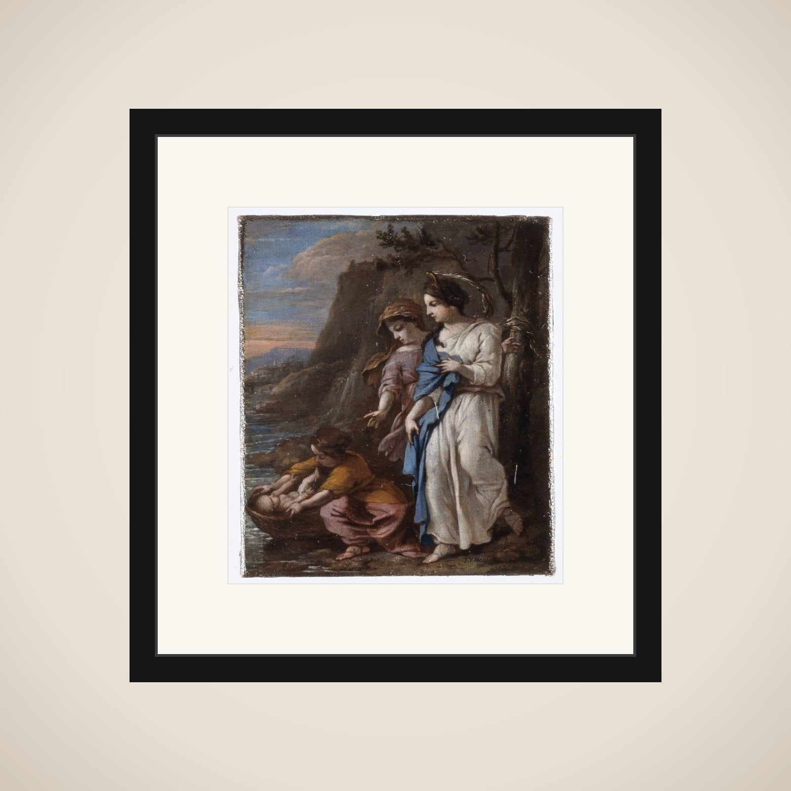 Finding of Moses framed