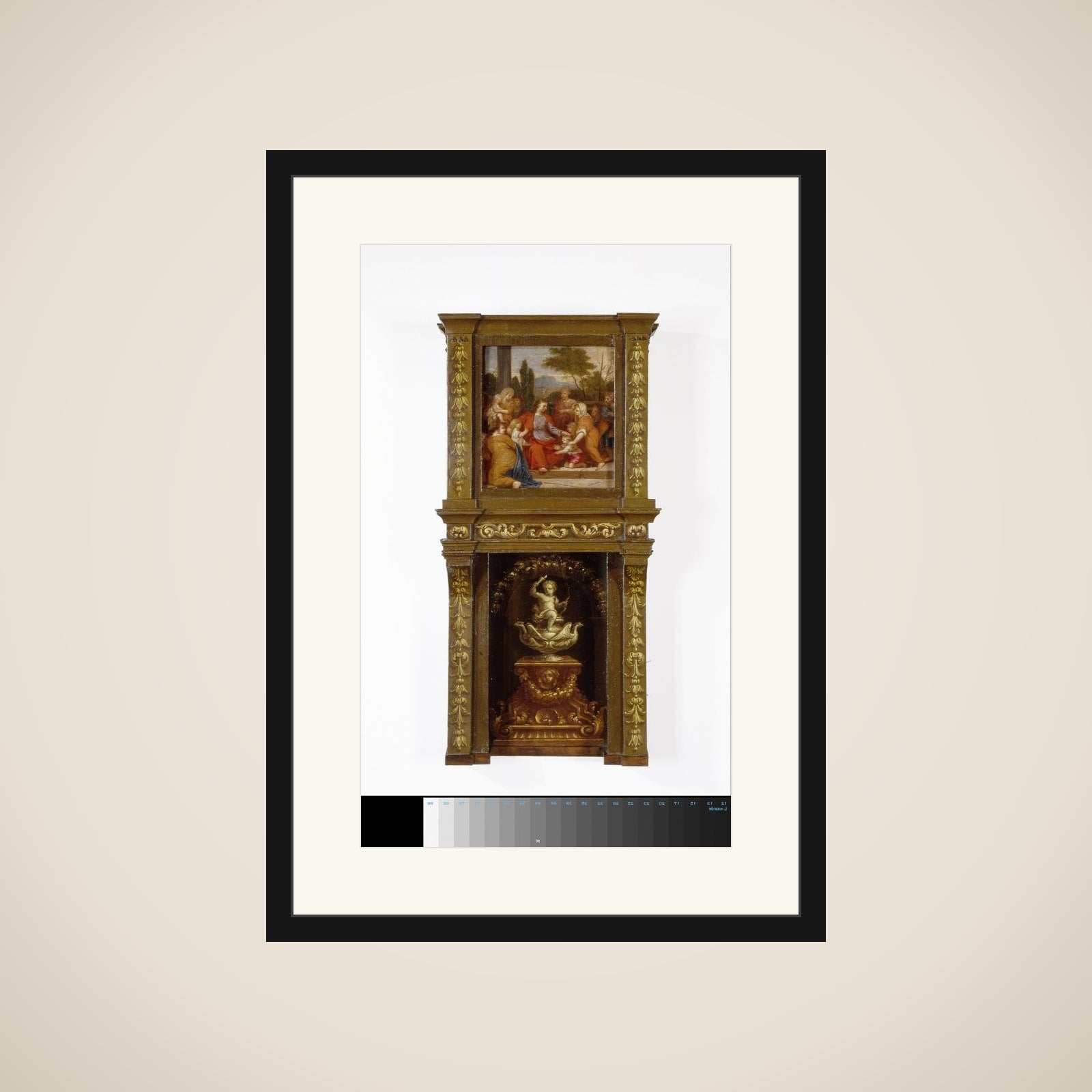 Christ Blessing the Children framed