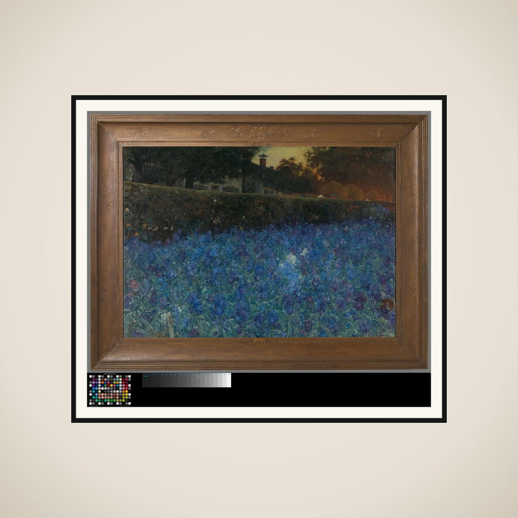 July ('Summer Luxuriance') framed