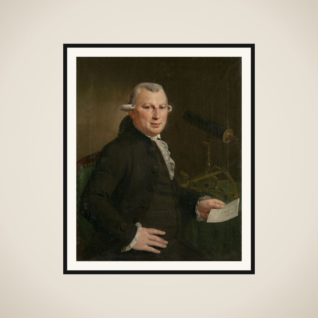 Portrait of Hendrick de Hartog framed