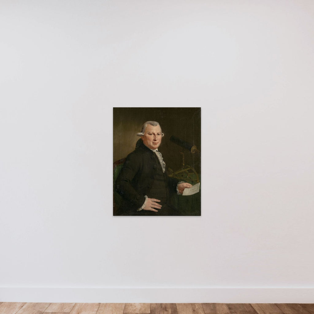 Portrait of Hendrick de Hartog unframed — shown to scale