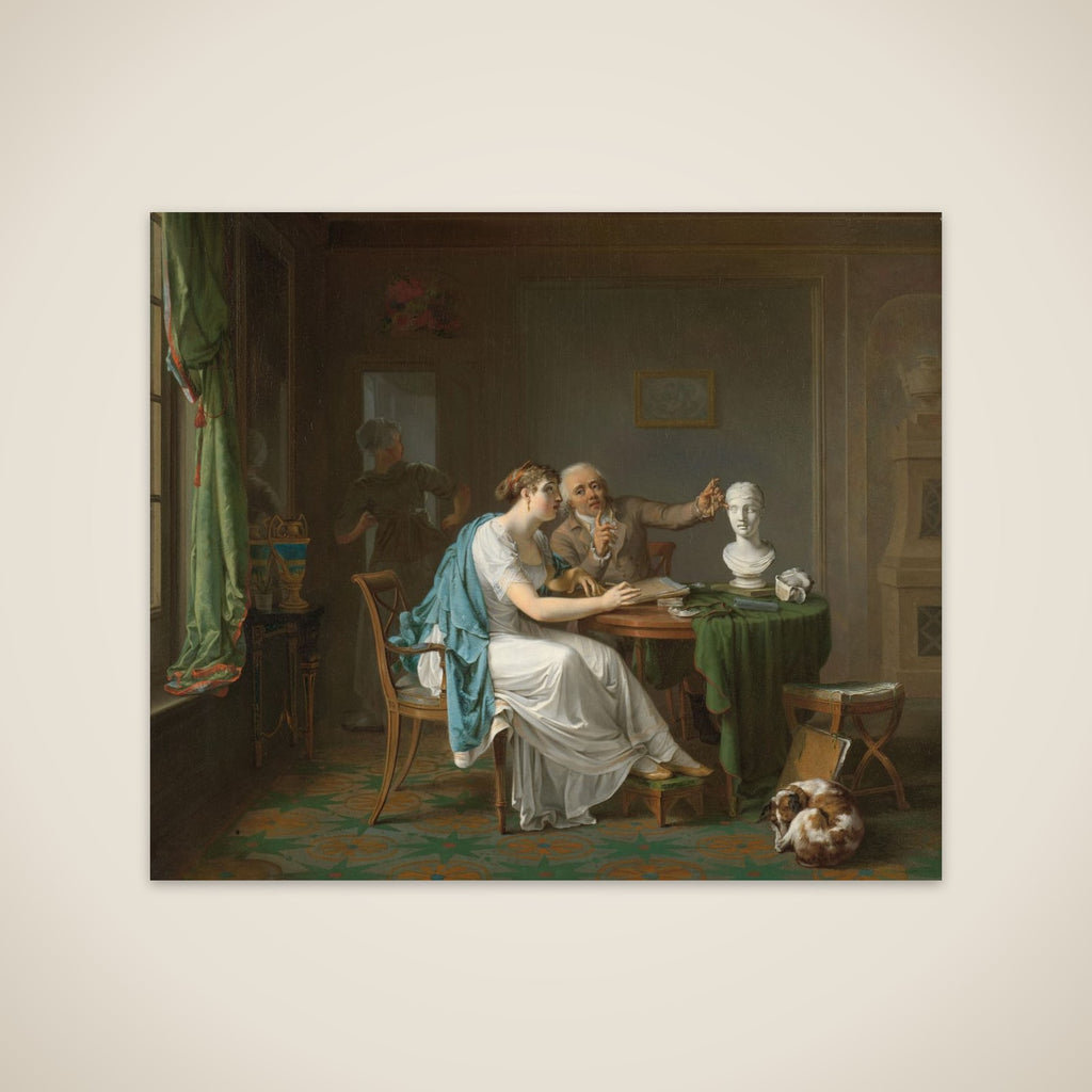 The Drawing Lesson unframed print