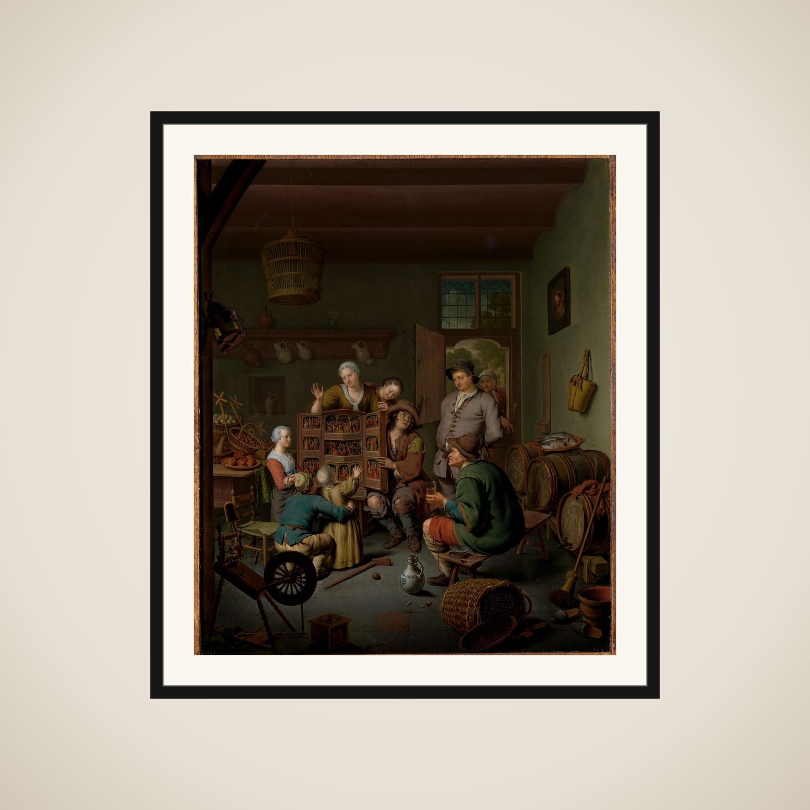 The Raree-show (’t Fraay Curieus) framed