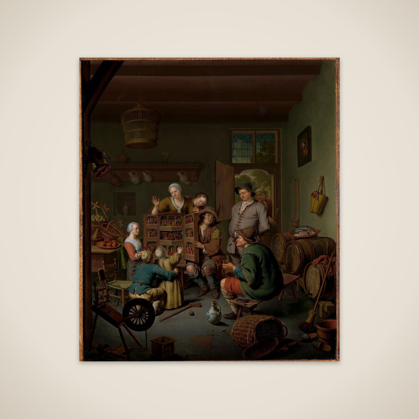 The Raree-show (’t Fraay Curieus) unframed print