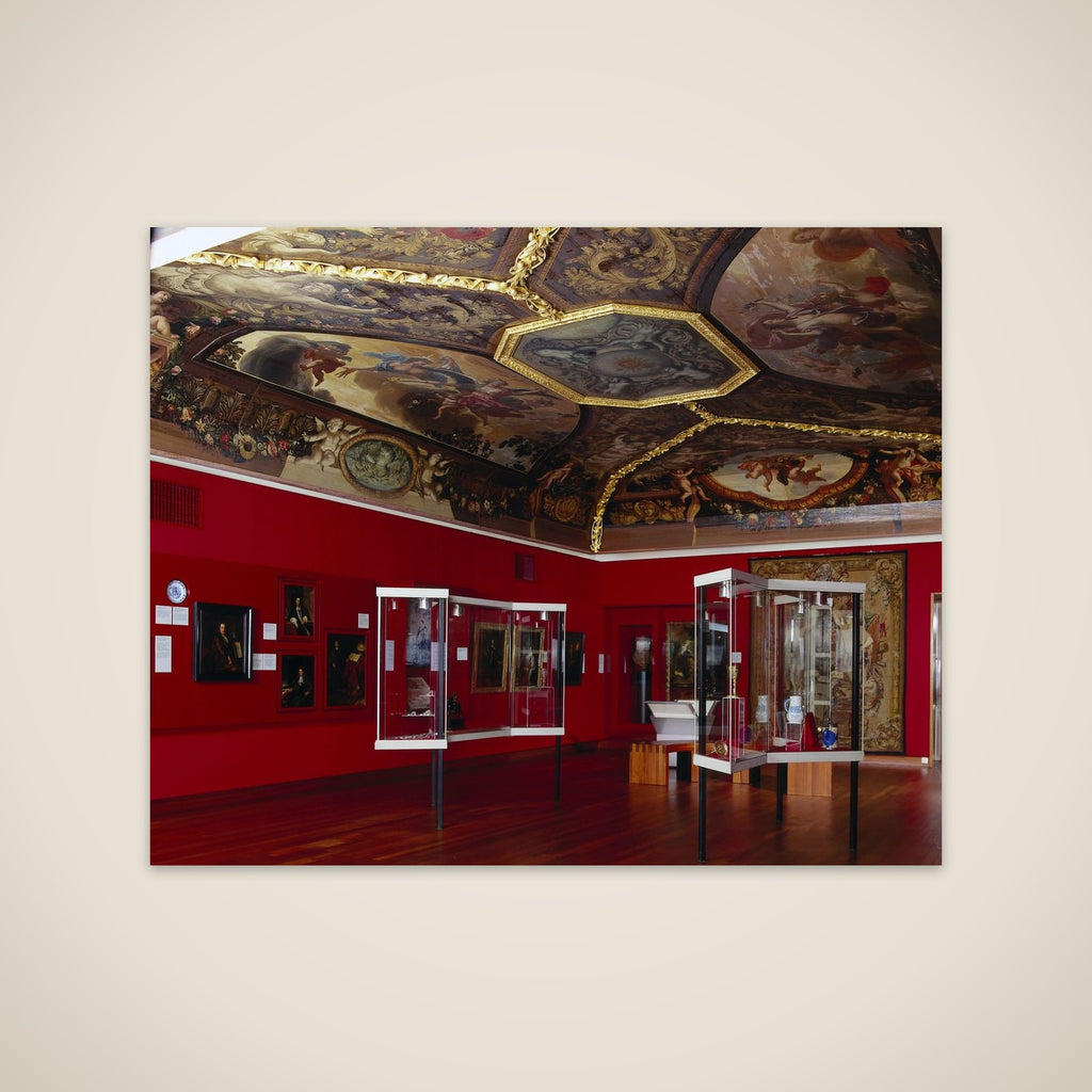Ceiling with representations of Morning and Evening unframed print