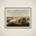 The Army Camp at Rijen framed
