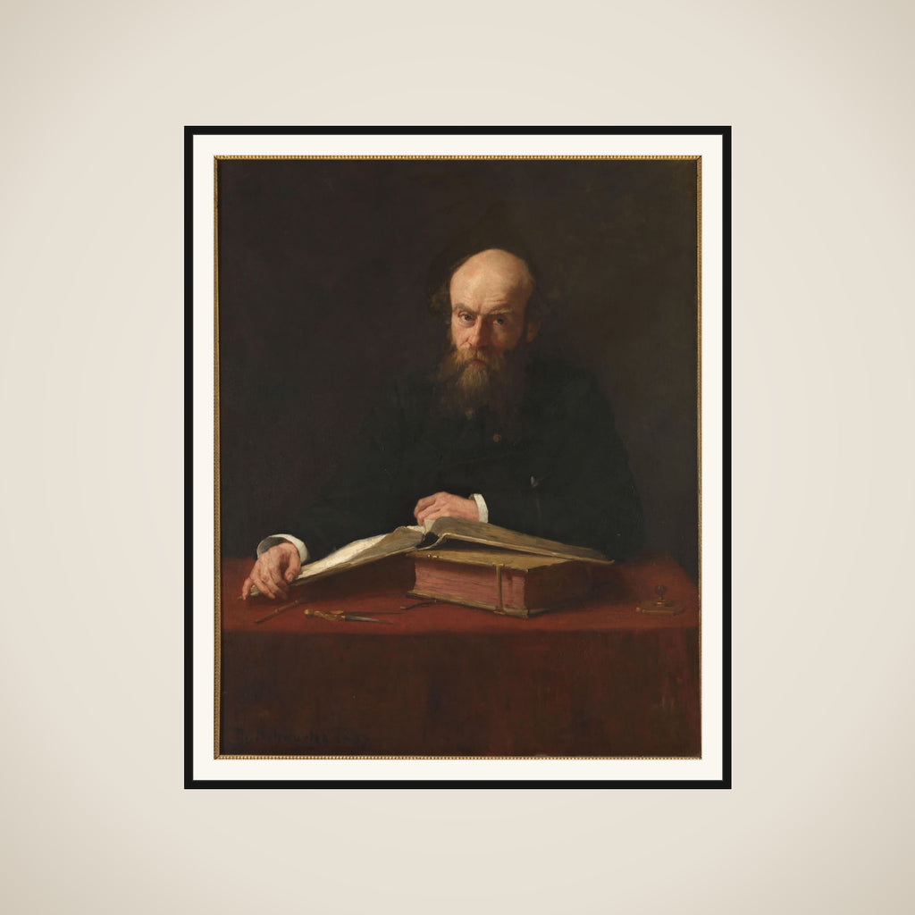 Portrait of Dr. P.J.H. Cuypers (1827-1921) framed