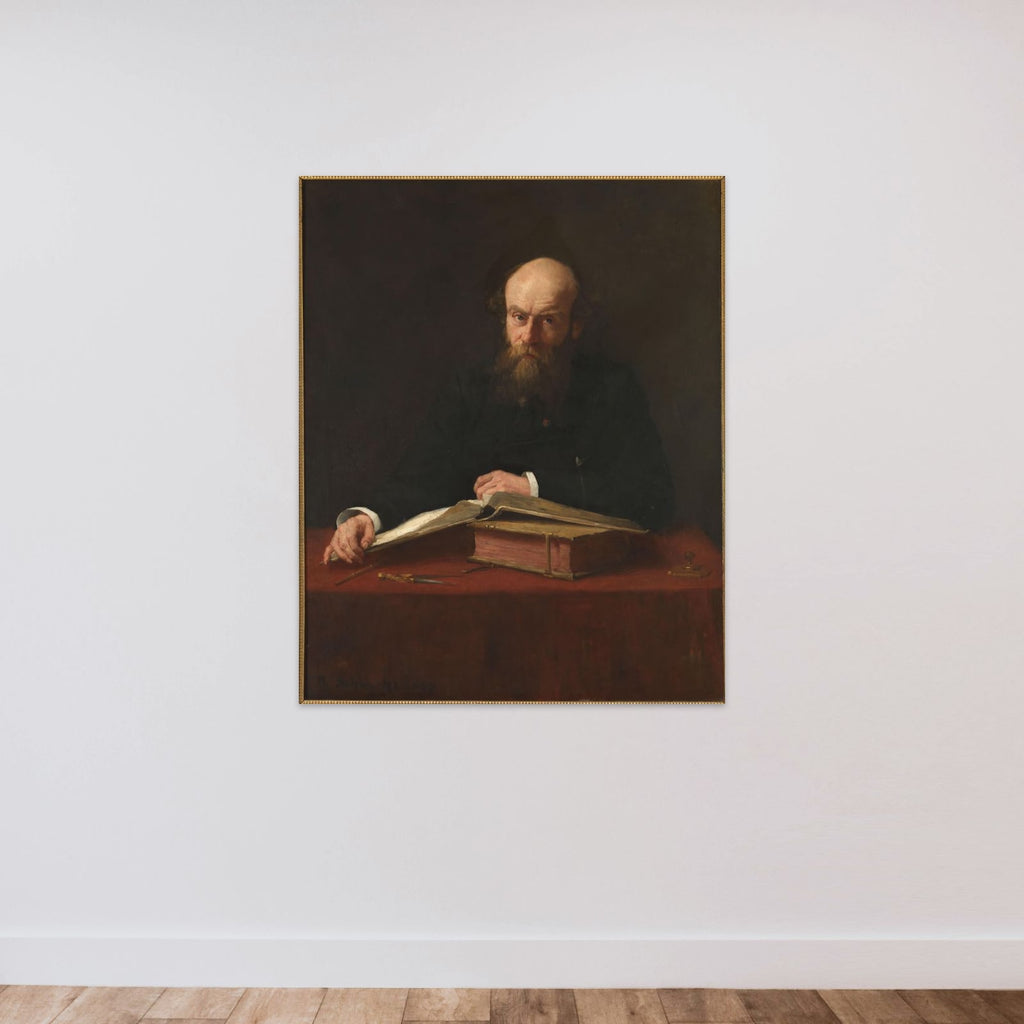 Portrait of Dr. P.J.H. Cuypers (1827-1921) unframed — shown to scale