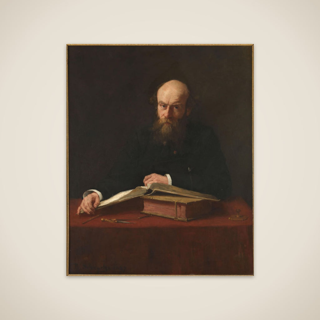Portrait of Dr. P.J.H. Cuypers (1827-1921) unframed print