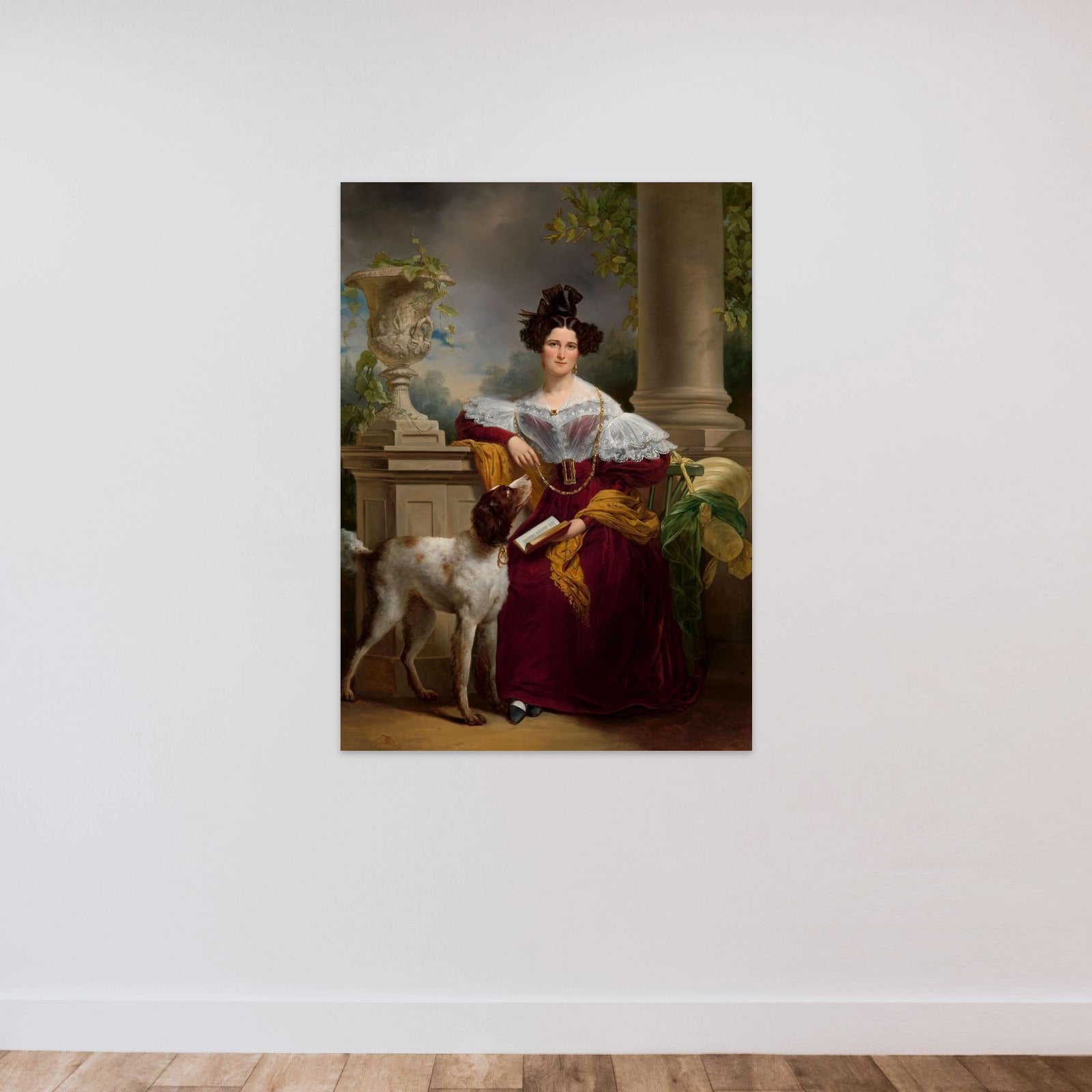 Portrait of Alida Christina Assink unframed — shown to scale