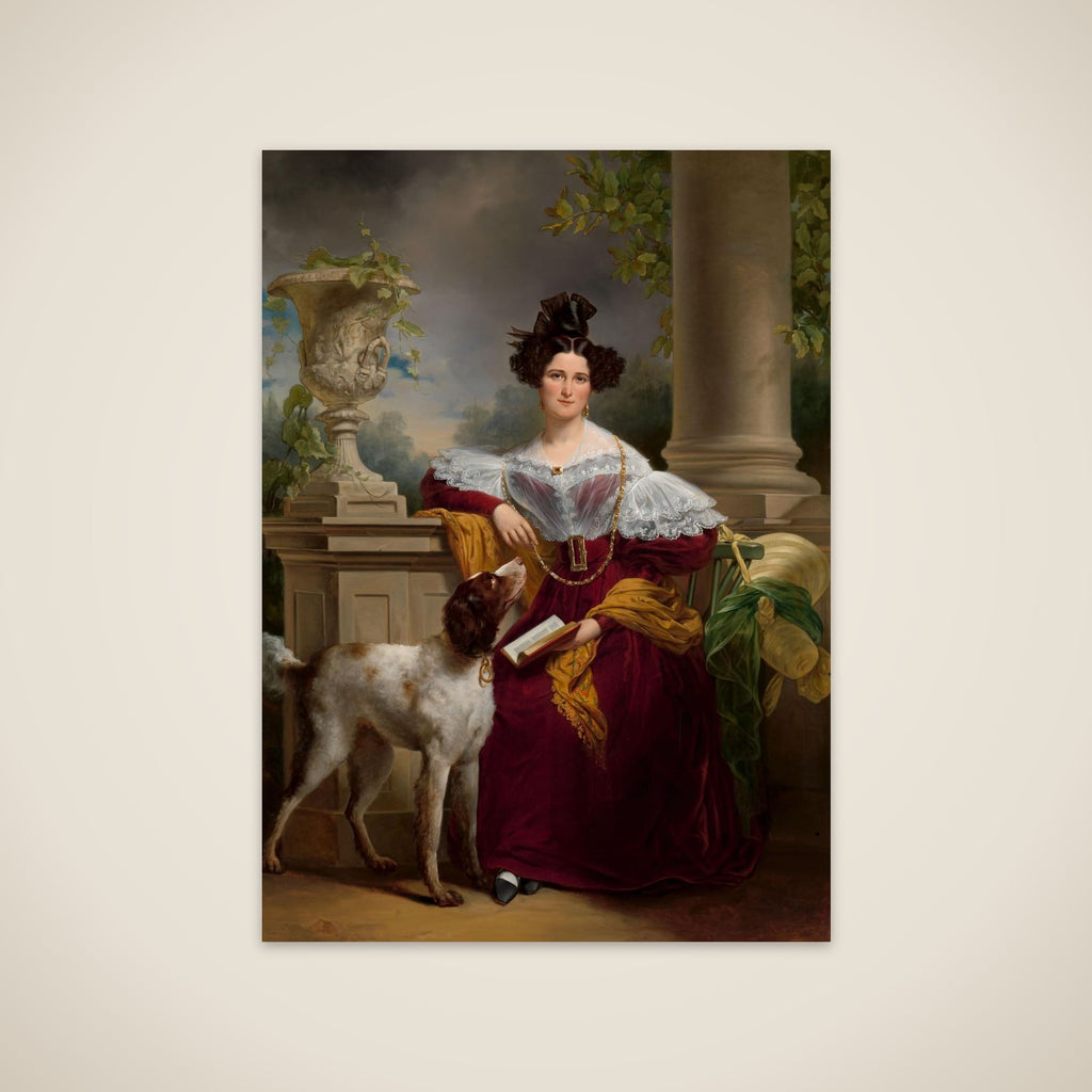 Portrait of Alida Christina Assink unframed print