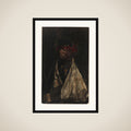 Portrait of a Wounded KNIL soldier framed
