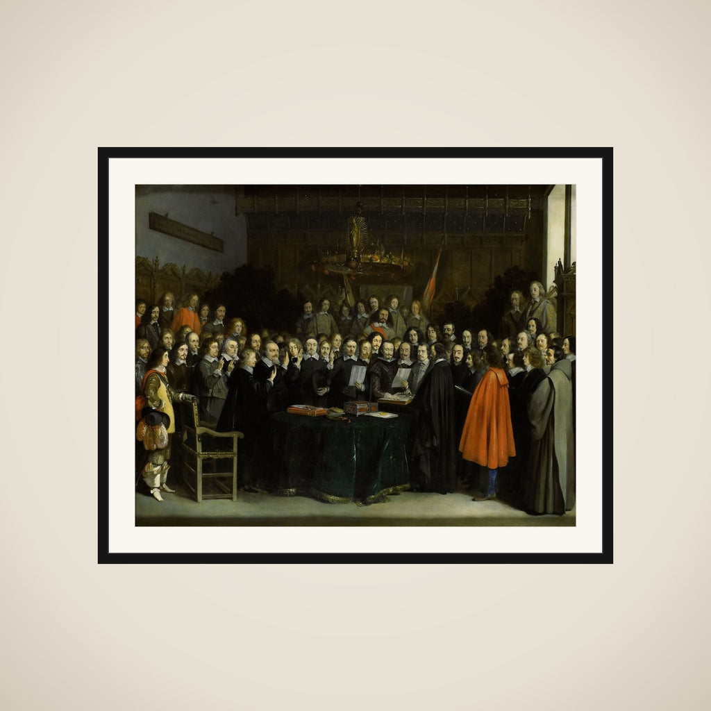The Ratification of the Treaty of Münster framed