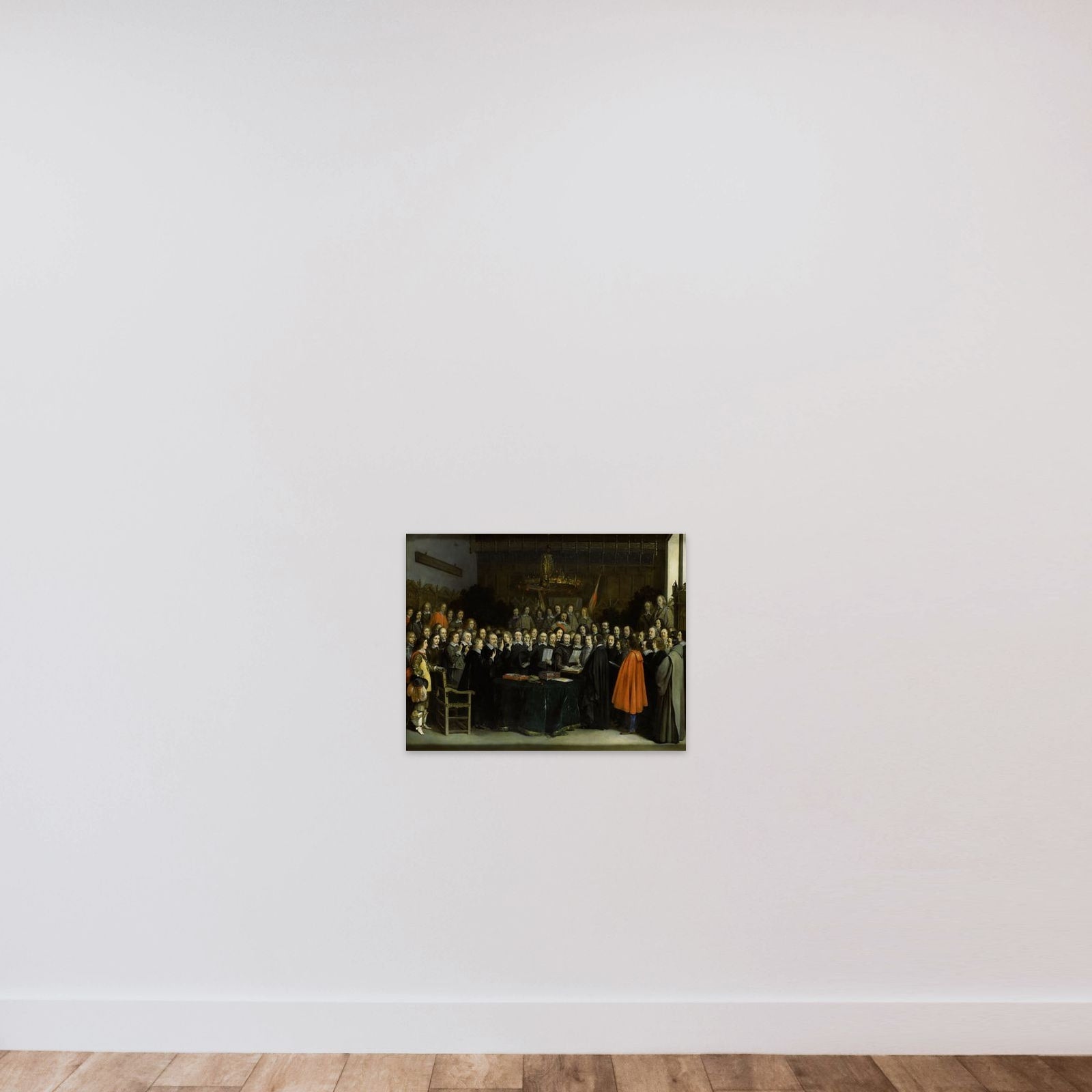 The Ratification of the Treaty of Münster unframed — shown to scale